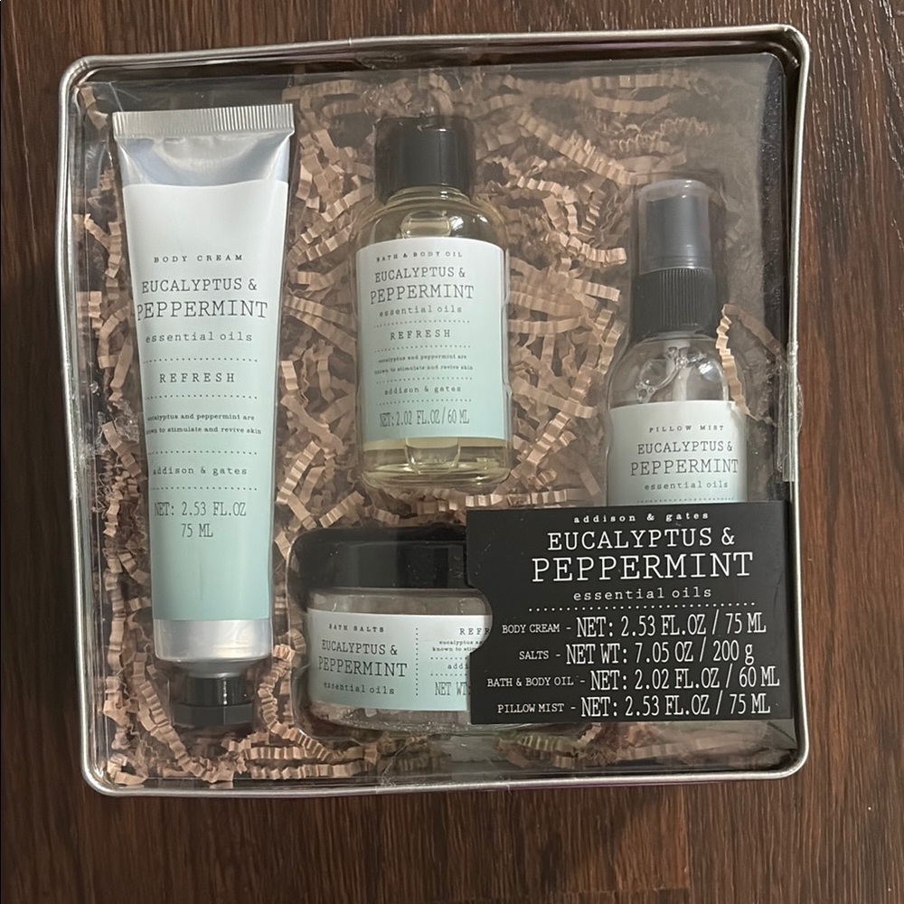 Eucalyptus & Peppermint Essential Oils Gift Set